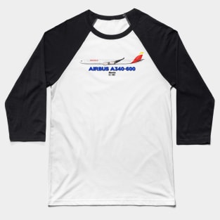 Airbus A340-600 - Iberia Baseball T-Shirt